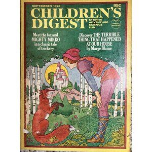 Childrens Digest Magazine Vintage  September1976